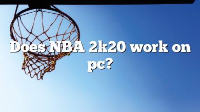 Does NBA 2k20 work on pc?