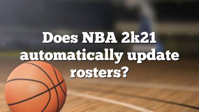 Does NBA 2k21 automatically update rosters?