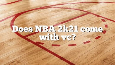 Does NBA 2k21 come with vc?
