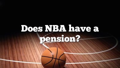 Does NBA have a pension?
