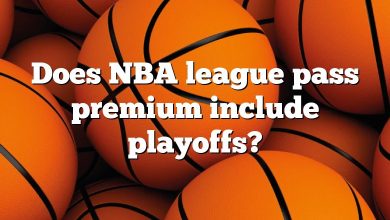 Does NBA league pass premium include playoffs?