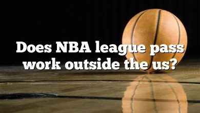 Does NBA league pass work outside the us?