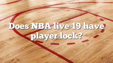 Does NBA live 19 have player lock?