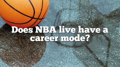 Does NBA live have a career mode?