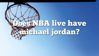 Does NBA live have michael jordan?