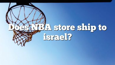 Does NBA store ship to israel?