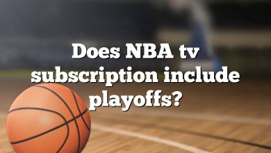Does NBA tv subscription include playoffs?
