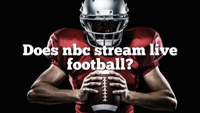 Does nbc stream live football?