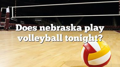 Does nebraska play volleyball tonight?