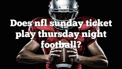 Does nfl sunday ticket play thursday night football?