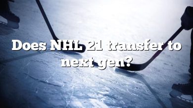 Does NHL 21 transfer to next gen?