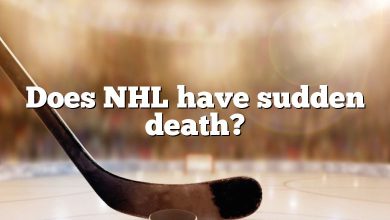 Does NHL have sudden death?
