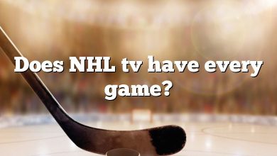 Does NHL tv have every game?