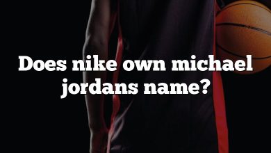 Does nike own michael jordans name?