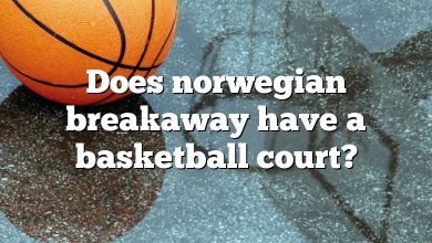 Does norwegian breakaway have a basketball court?