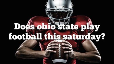 Does ohio state play football this saturday?