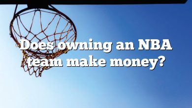 Does owning an NBA team make money?