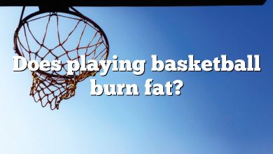 Does playing basketball burn fat?