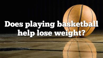 Does playing basketball help lose weight?