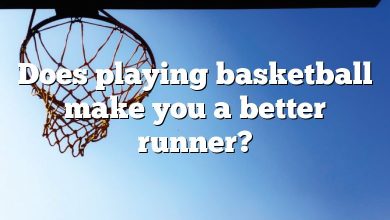 Does playing basketball make you a better runner?