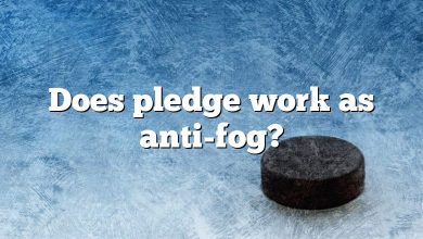 Does pledge work as anti-fog?