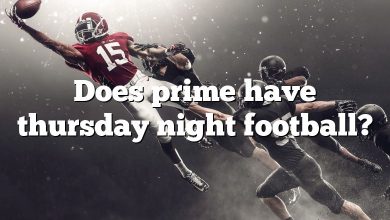 Does prime have thursday night football?