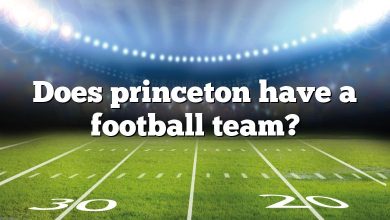 Does princeton have a football team?