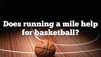 Does running a mile help for basketball?