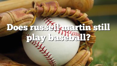 Does russell martin still play baseball?