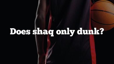 Does shaq only dunk?