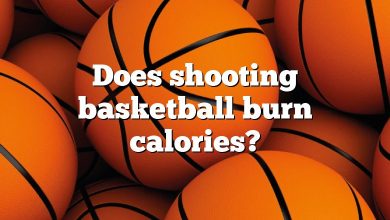 Does shooting basketball burn calories?