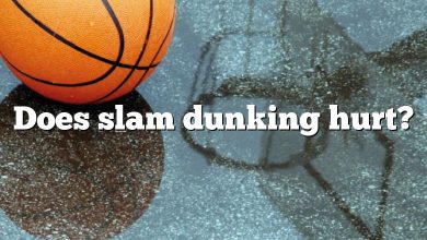 Does slam dunking hurt?