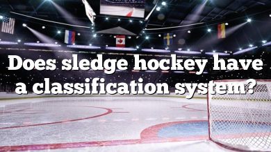 Does sledge hockey have a classification system?