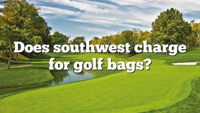 Does southwest charge for golf bags?