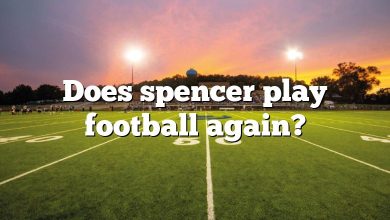 Does spencer play football again?