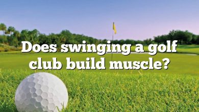 Does swinging a golf club build muscle?