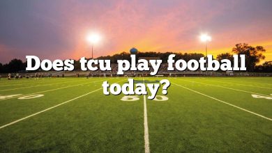 Does tcu play football today?