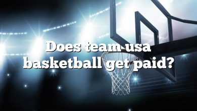 Does team usa basketball get paid?