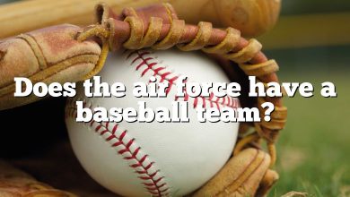 Does the air force have a baseball team?