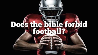 Does the bible forbid football?