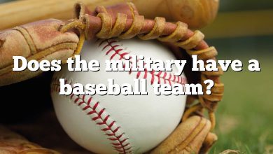 Does the military have a baseball team?