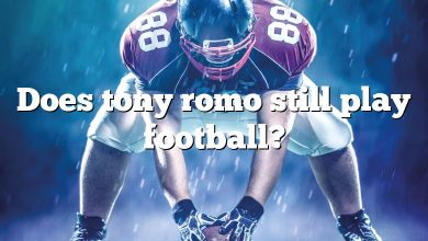 Does tony romo still play football?
