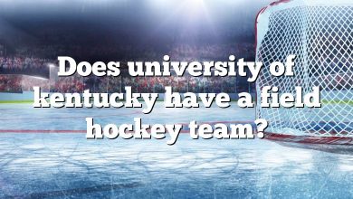 Does university of kentucky have a field hockey team?