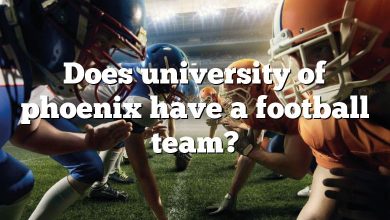 Does university of phoenix have a football team?