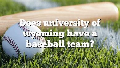 Does university of wyoming have a baseball team?