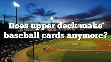Does upper deck make baseball cards anymore?