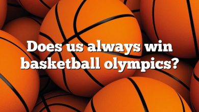 Does us always win basketball olympics?