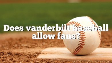 Does vanderbilt baseball allow fans?