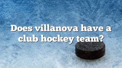 Does villanova have a club hockey team?