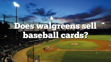 Does walgreens sell baseball cards?